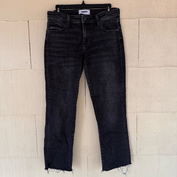 Evereve The Ever Straight Jeans High Rise 'Black' - Picture 1 of 5
